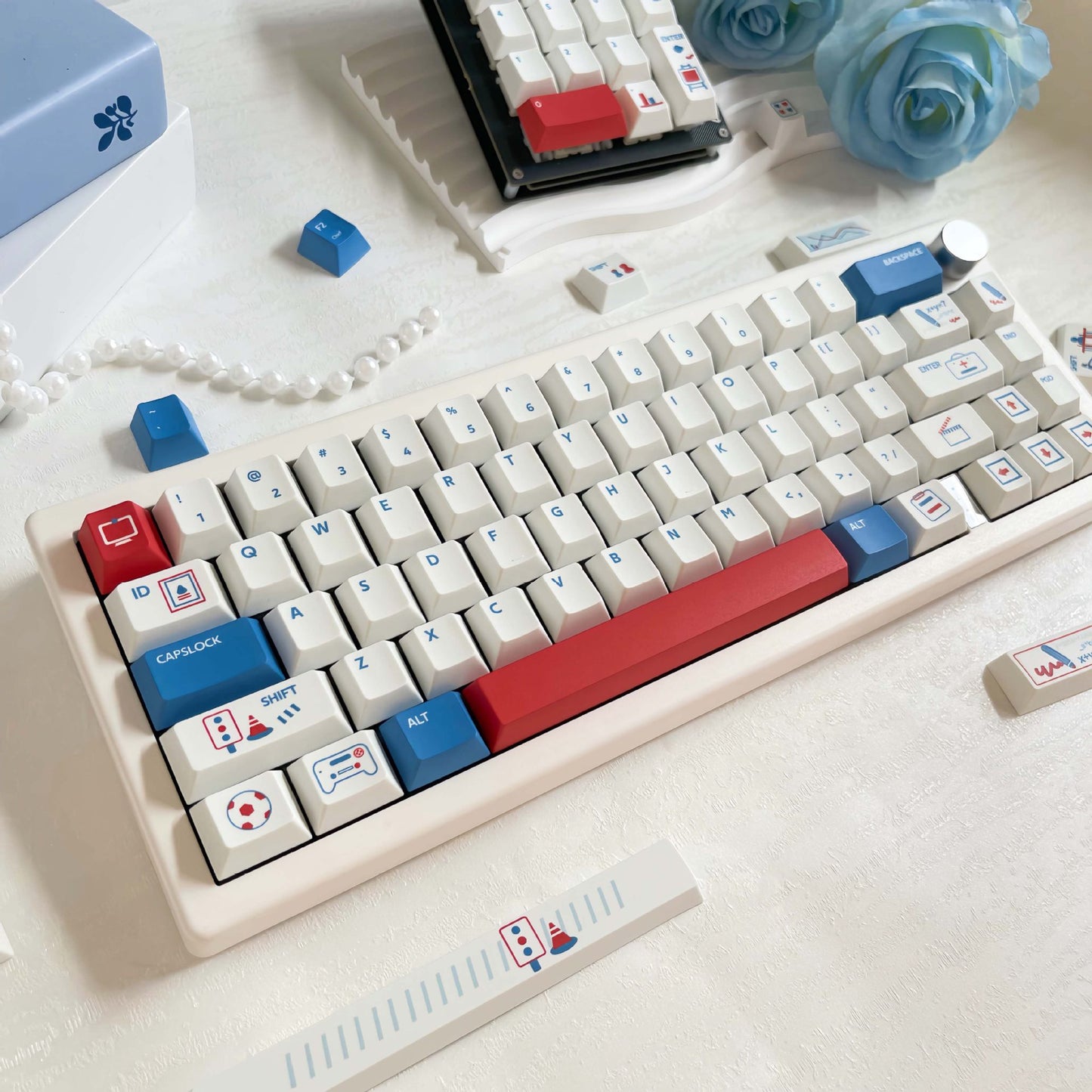 Career Cherry Profile 1.7mm PBT 120+ Keys Keycaps Set