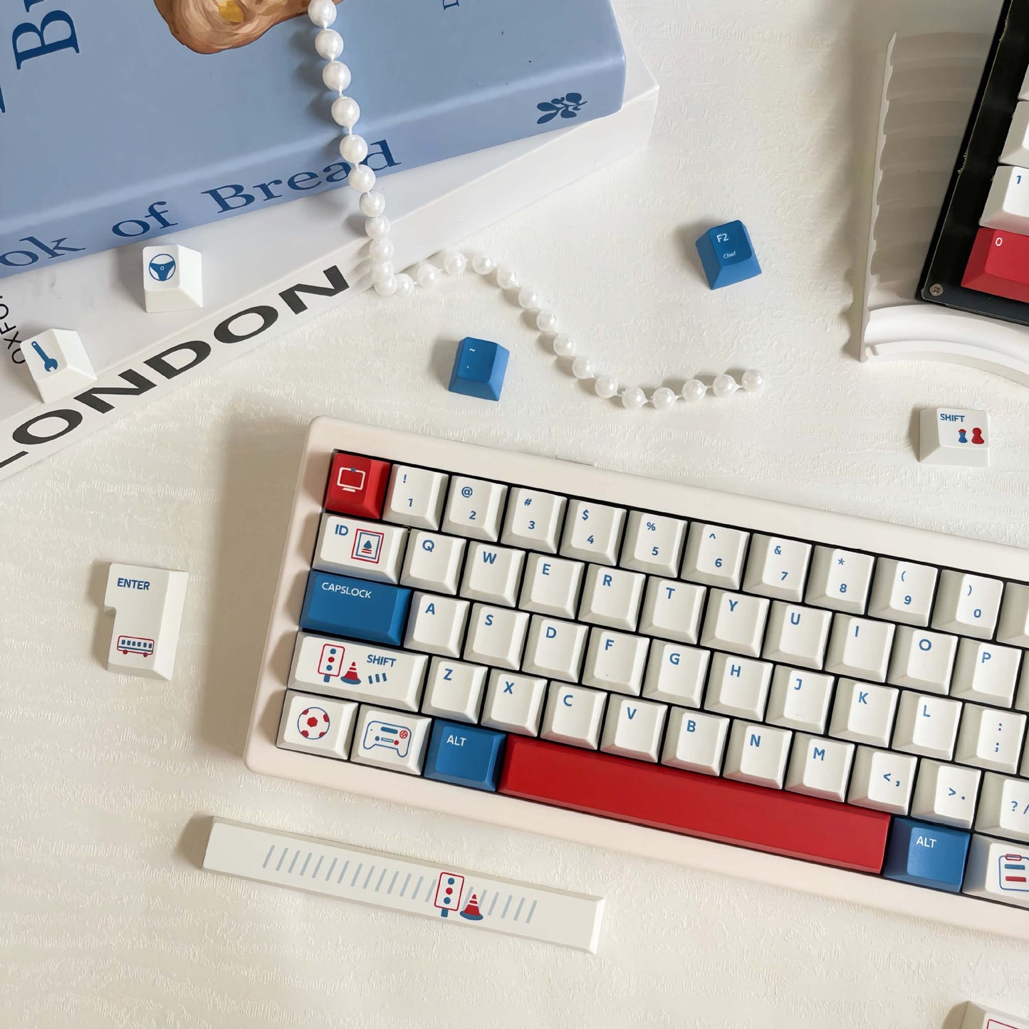 Career Cherry Profile 1.7mm PBT 120+ Keys Keycaps Set