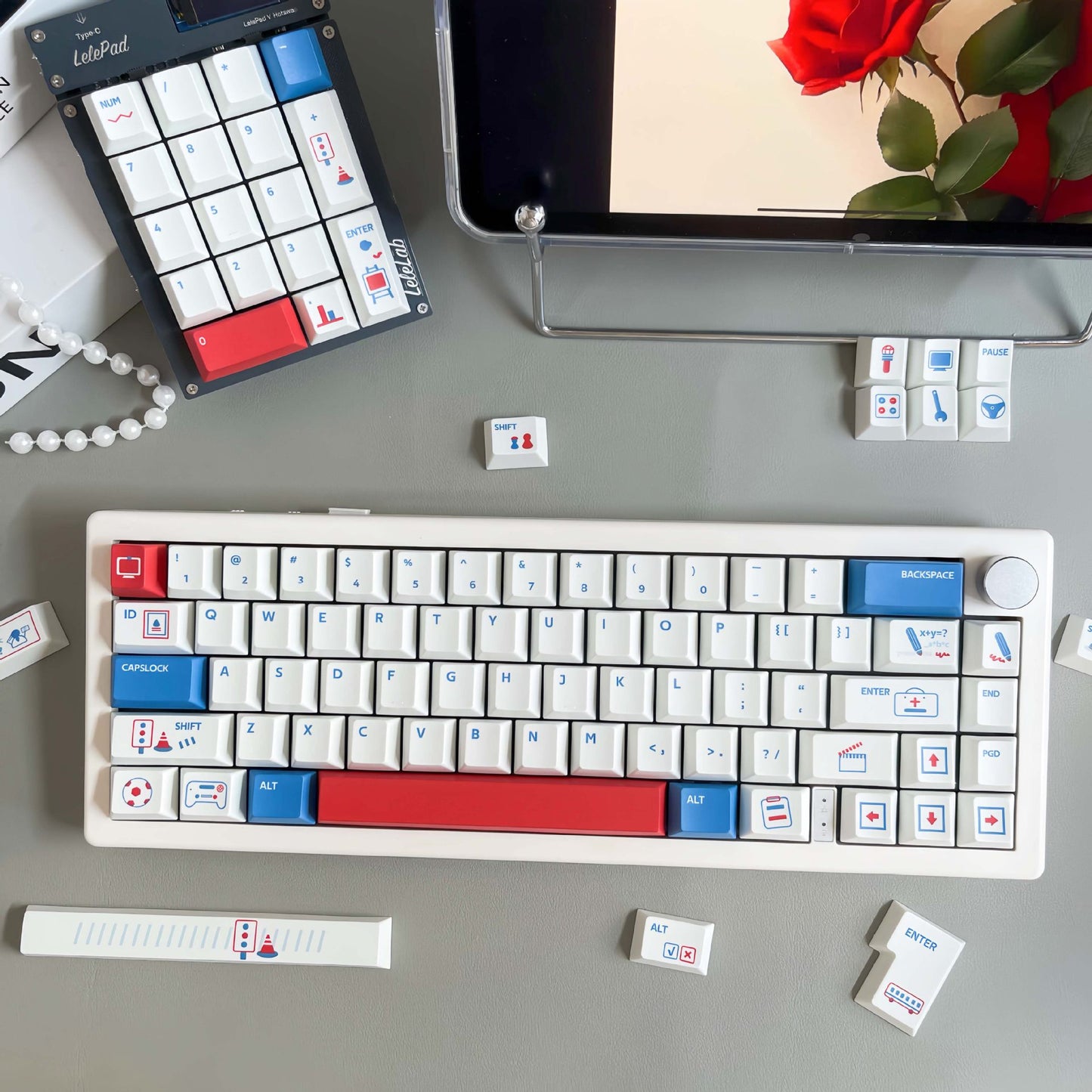 Career Cherry Profile 1.7mm PBT 120+ Keys Keycaps Set