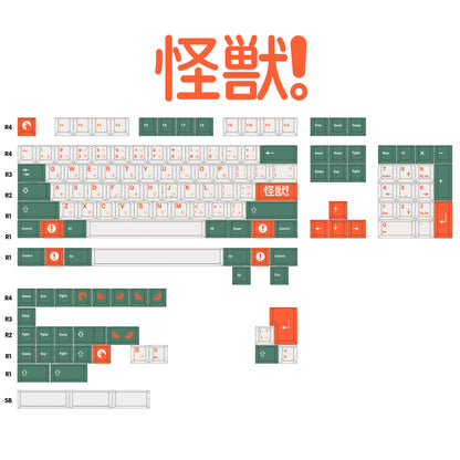 Kaiju Cherry Profile PBT 120+ Keys Keycaps Set