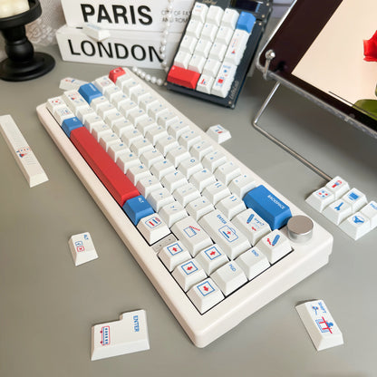 Career Cherry Profile 1.7mm PBT 120+ Keys Keycaps Set