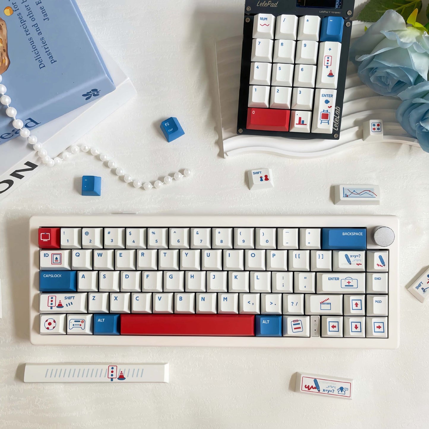 Career Cherry Profile 1.7mm PBT 120+ Keys Keycaps Set