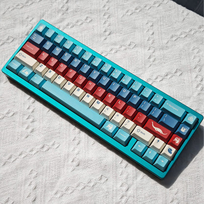 Keykobo Lake Cherry Profile 1.7mm PBT 120+ Keys Keycaps Set