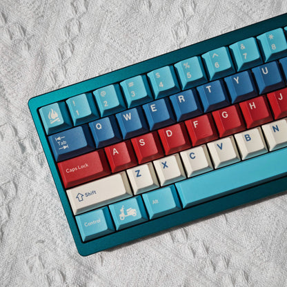 Keykobo Lake Cherry Profile 1.7mm PBT 120+ Keys Keycaps Set