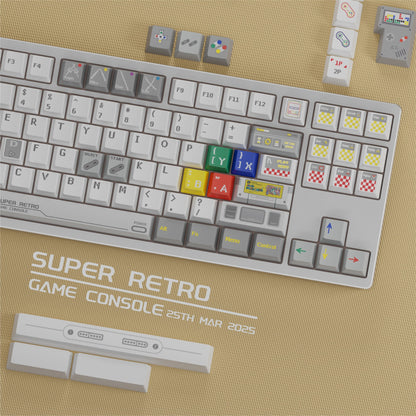 SHSOSK Super Retro Console 1.7mm PBT Keycaps Set