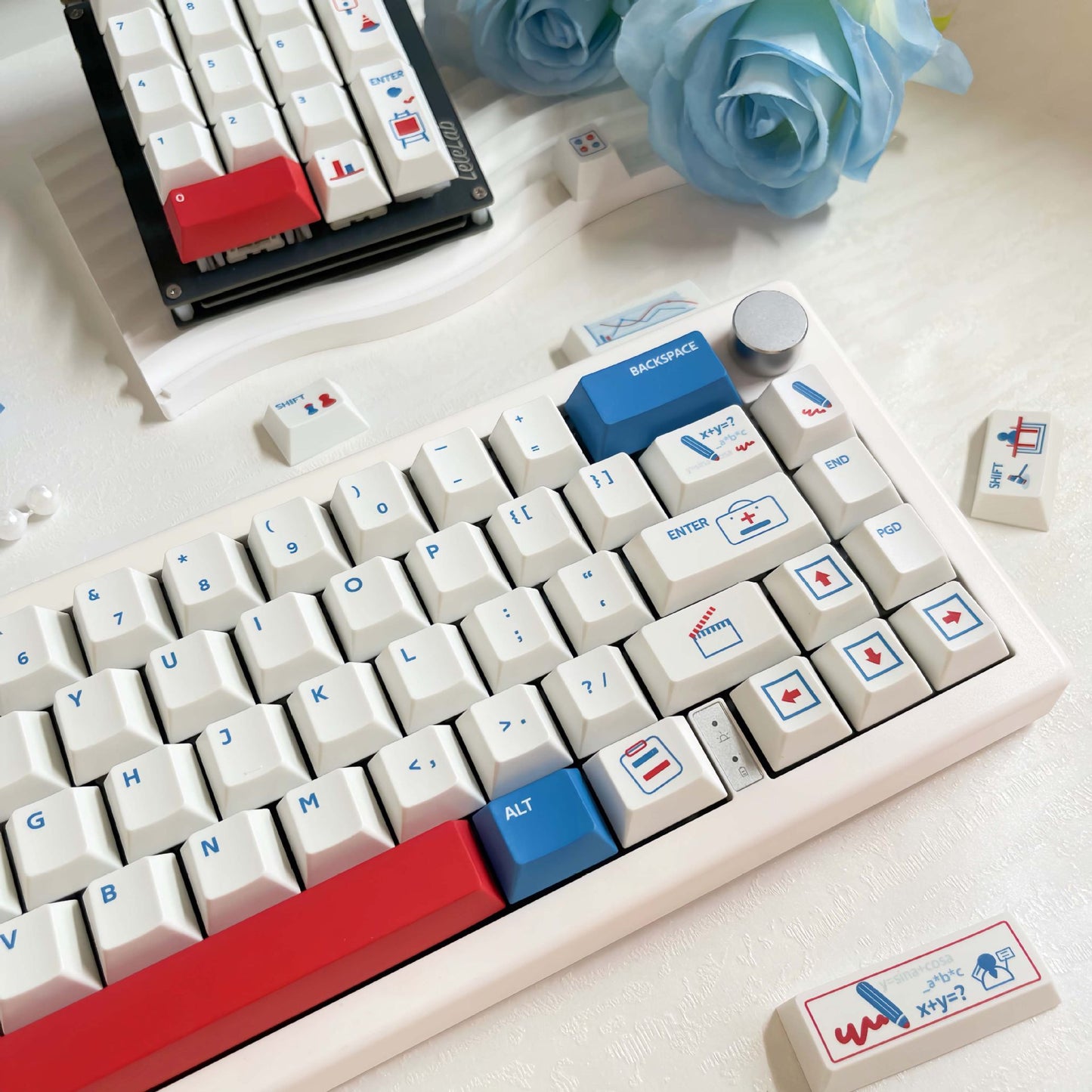 Career Cherry Profile 1.7mm PBT 120+ Keys Keycaps Set