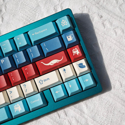 Keykobo Lake Cherry Profile 1.7mm PBT 120+ Keys Keycaps Set