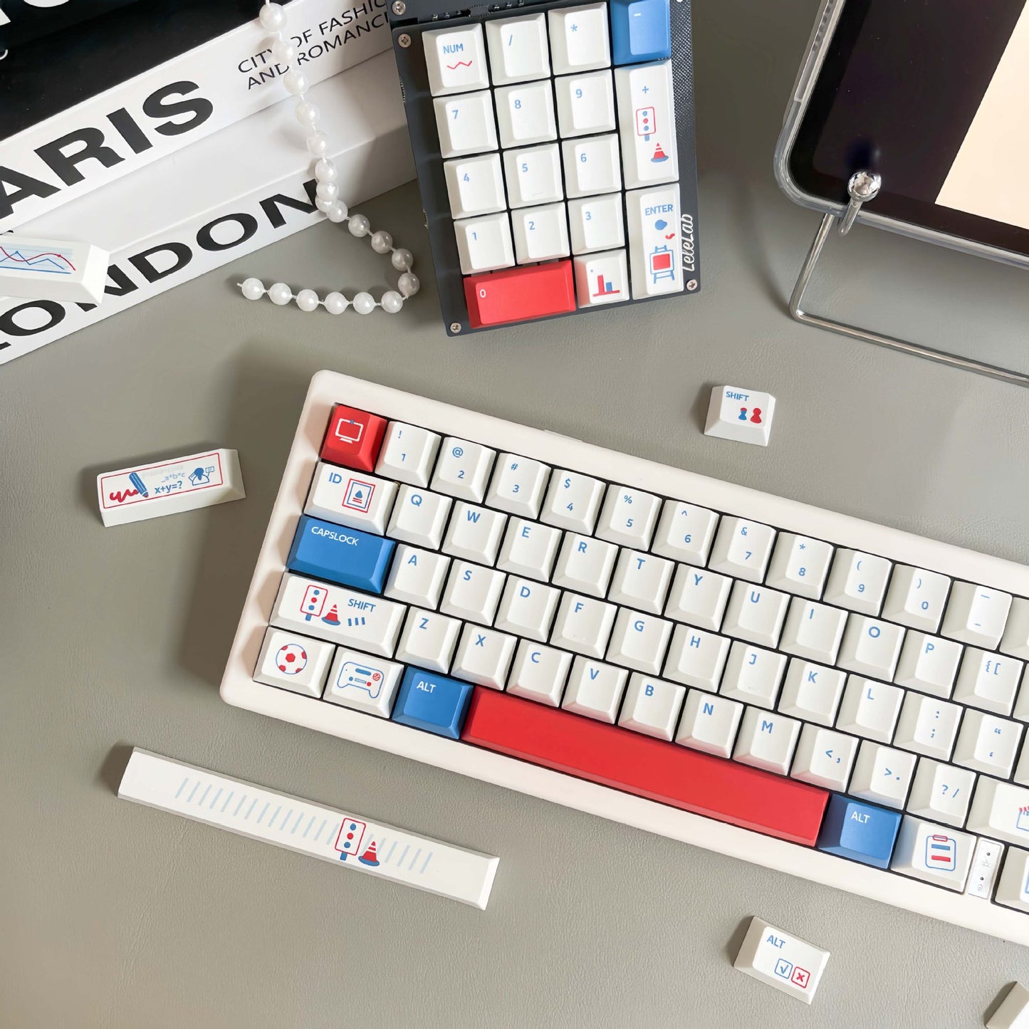 Career Cherry Profile 1.7mm PBT 120+ Keys Keycaps Set