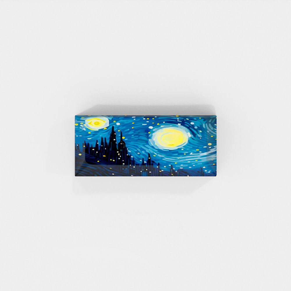 Van Gogh Cherry Keycaps Set with Spacebar Arrows - Set of 8 Keys