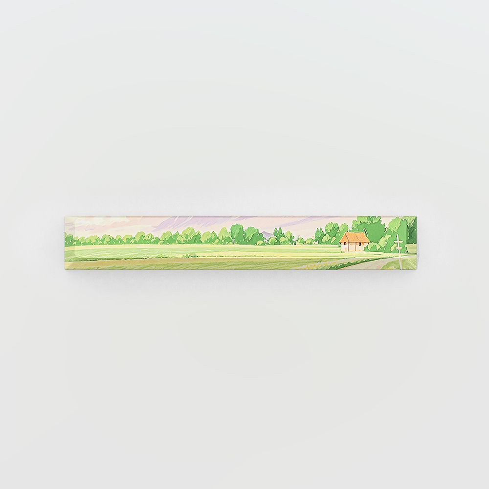 Serene Fields Cherry Keycaps Set with Spacebar Arrows - Set of 8 Keys
