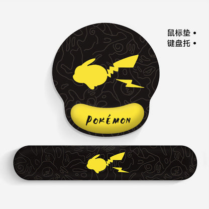 Pikachu Keyboard Mouse Wrist Rest Combo