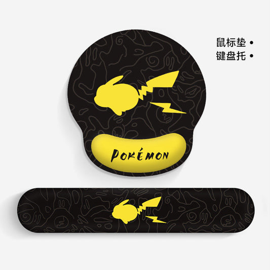 Pikachu Keyboard Mouse Wrist Rest Combo