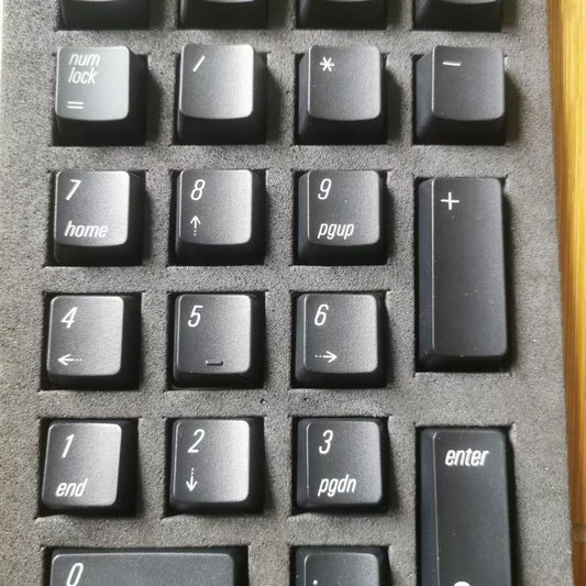 ABS Black Numpad Keycaps