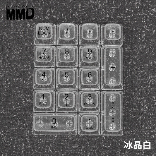 Transparent Numpad Keycaps
