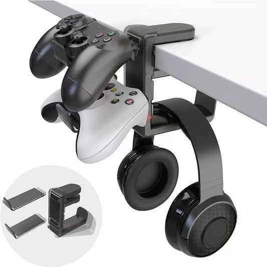 3 in 1 Gamepad Headphone Hanger Table Clip