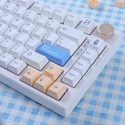 Soymilk PBT Cherry Keycaps Set (Canned)