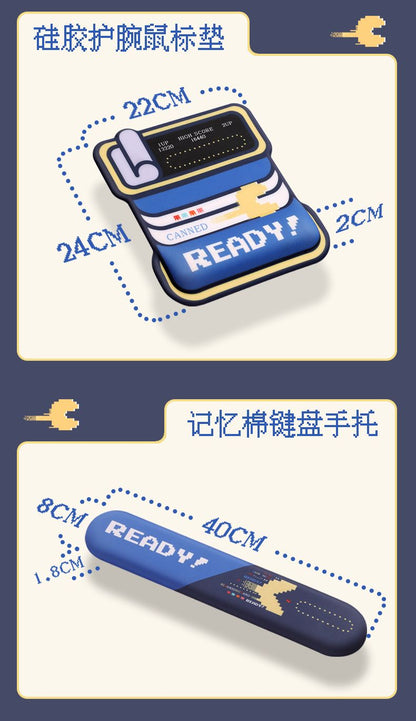 Premium Keyboard Mouse Wrist Rest - Ready