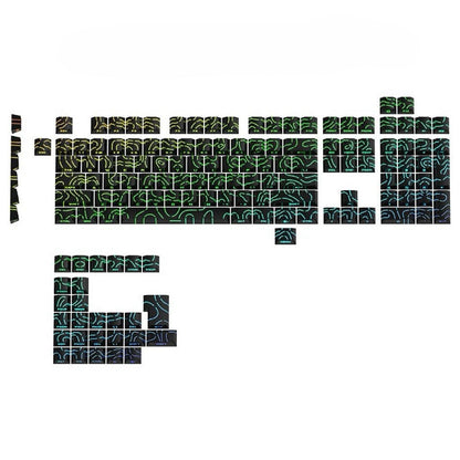 Shine Through Topograpgic Cherry Keycaps V4 - 87/120+ Keys