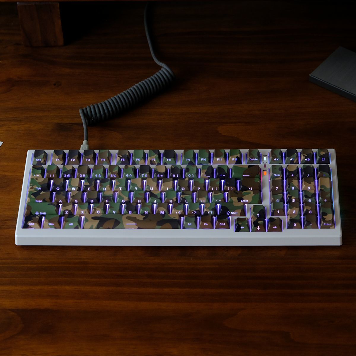 Commando Cherry Profile Side Engraved PBT Keycaps Set
