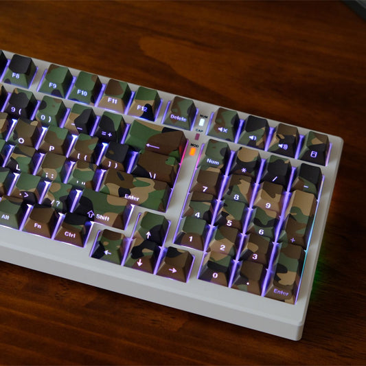 Commando Cherry Profile Side Engraved PBT Keycaps Set