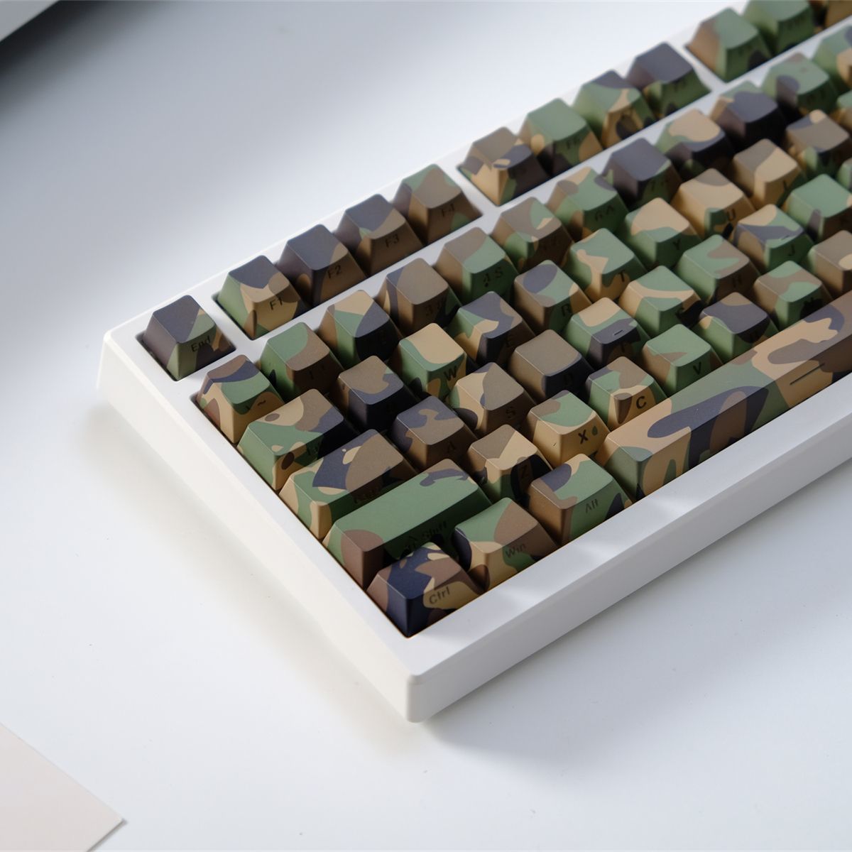 Commando Cherry Profile Side Engraved PBT Keycaps Set
