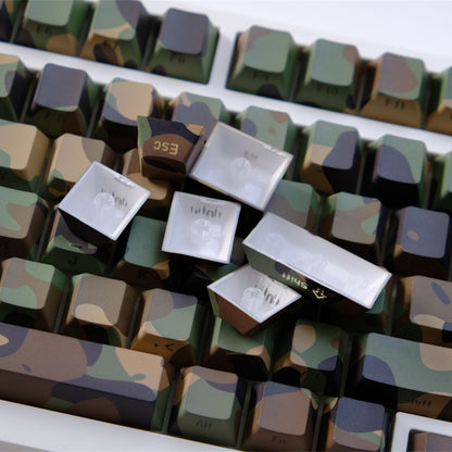 Commando Cherry Profile Side Engraved PBT Keycaps Set