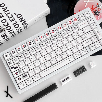 Countdown Cherry Profile 130+ Keys Keycaps Set (Canned)