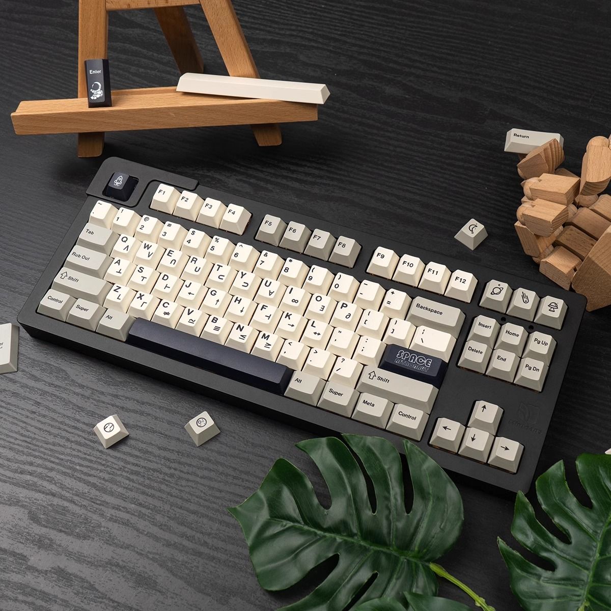 Retro Space Cherry Profile 120+ Keys Keycaps Set