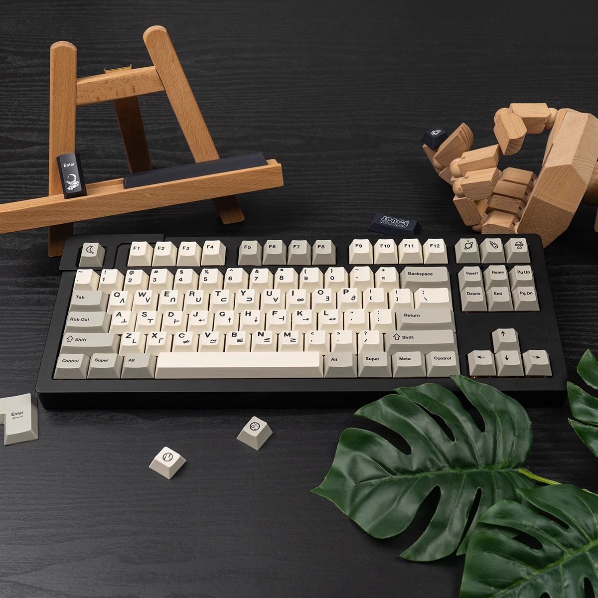 Retro Space Cherry Profile 120+ Keys Keycaps Set