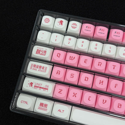 EVA 08 XDA Profile 120+ Keys Keycaps Set