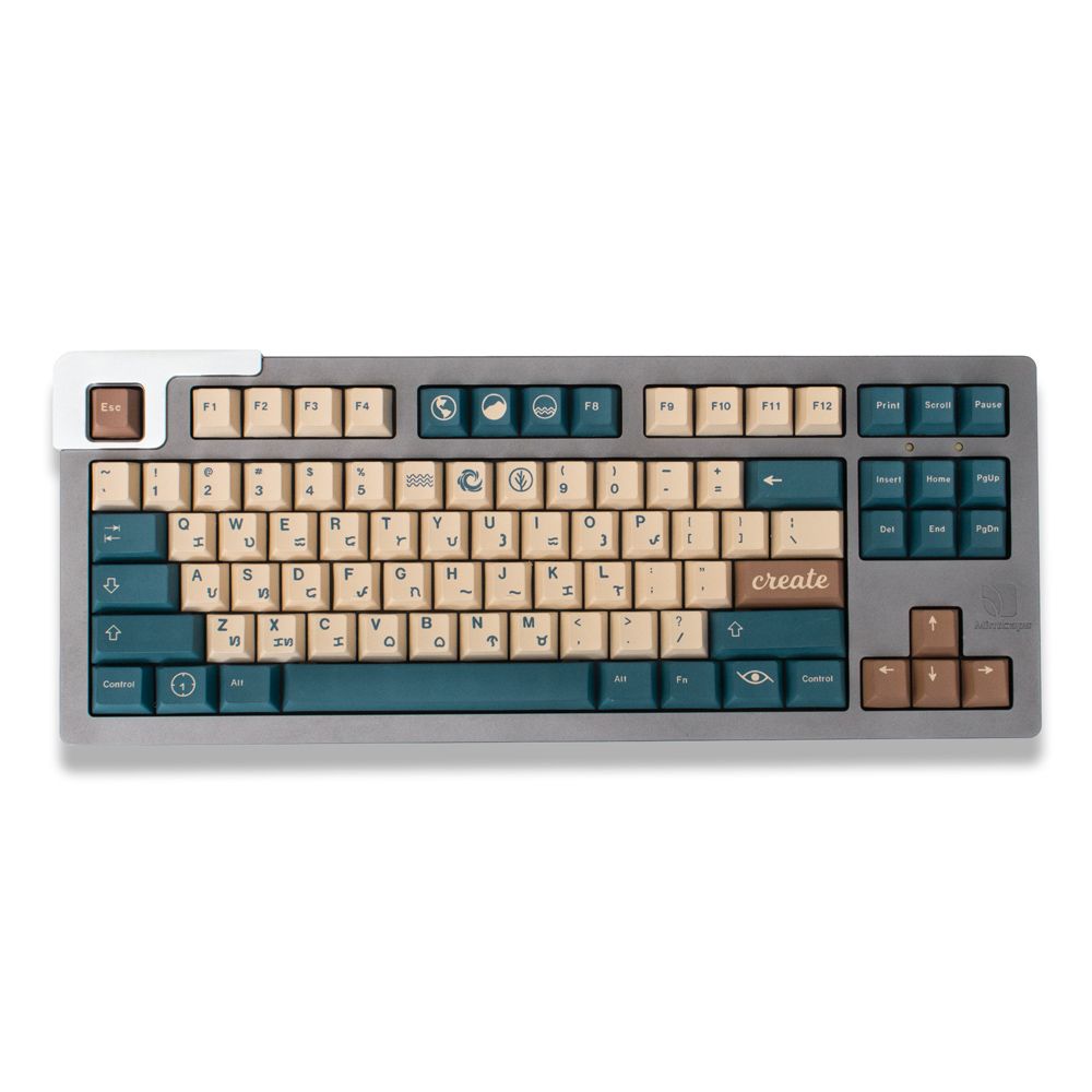 GMK Earth Tones Cherry Profile 120+ Keys Keycaps Set