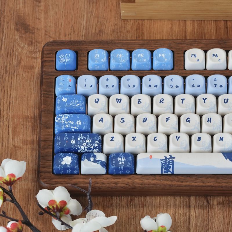 Blue Harmony QX3 (MOA) Profile Keycaps