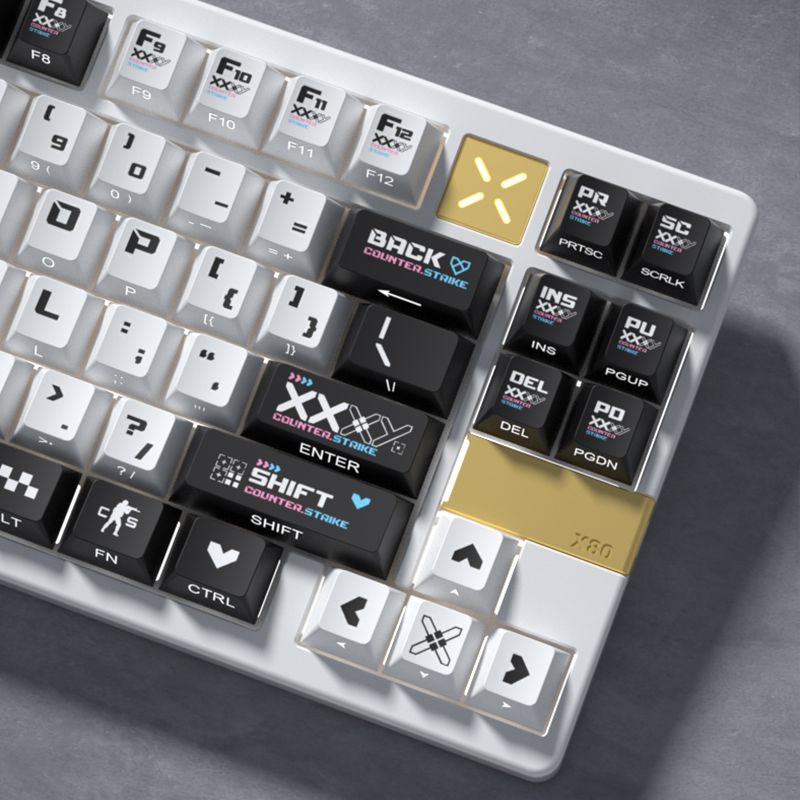 CSGO PrintStream Side Engraved Cherry Profile PBT Keycaps Set