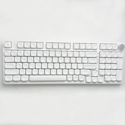 White Blank MOA Profile Keycaps Set