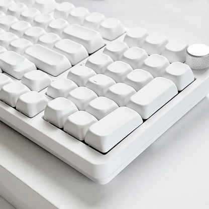 White Blank MOA Profile Keycaps Set