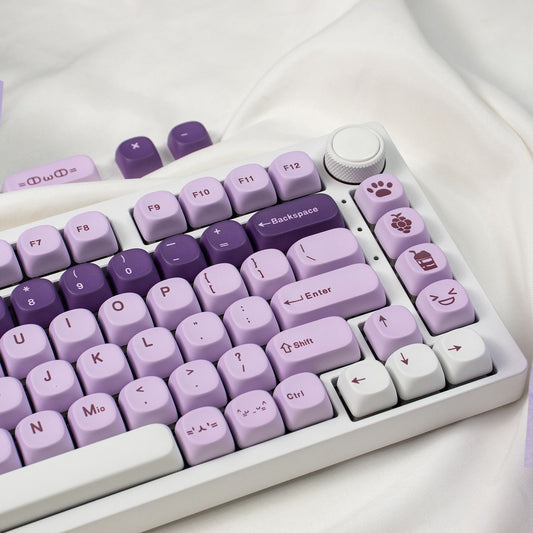 Mio Purple MOA Profile Keycaps Set