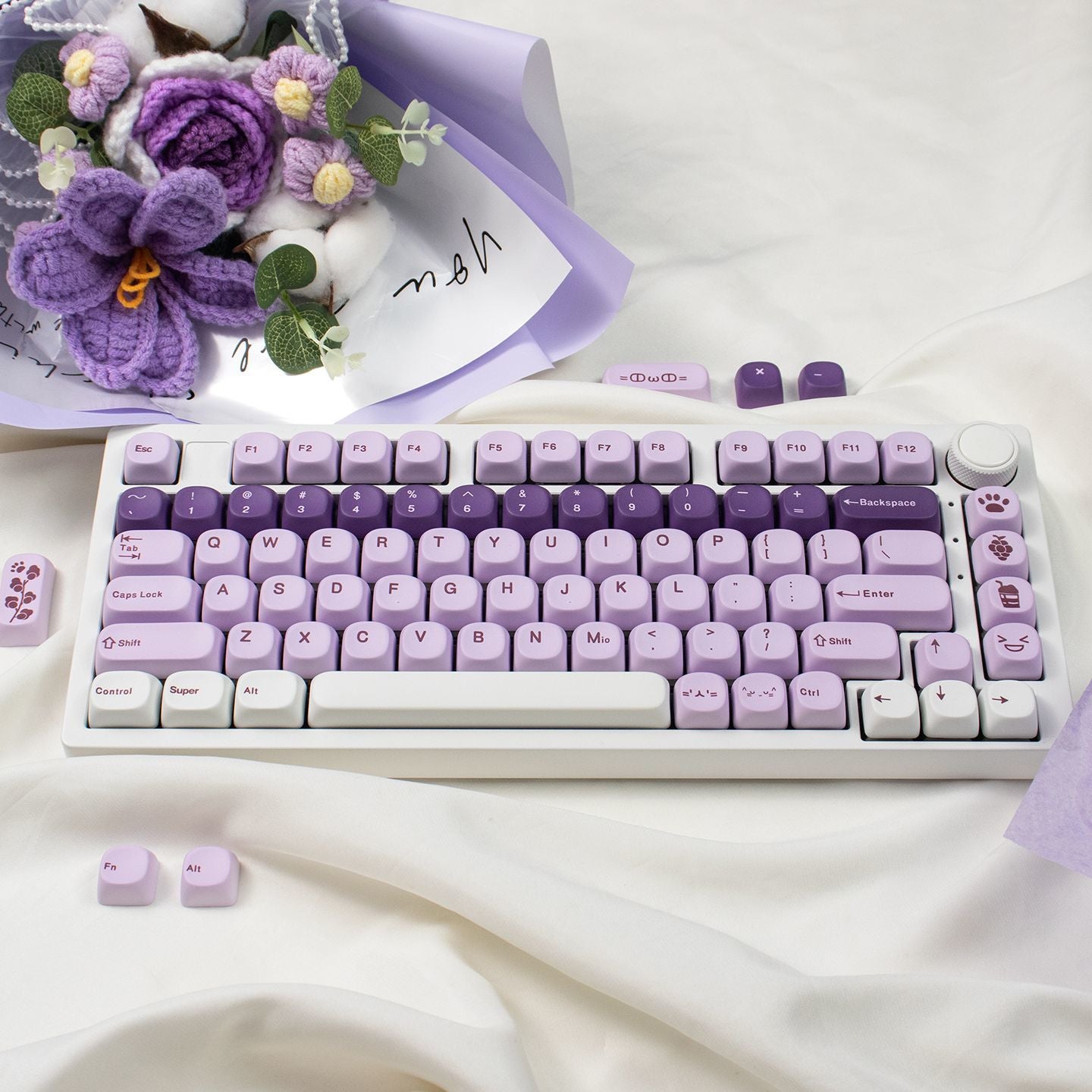 Mio Purple MOA Profile Keycaps Set