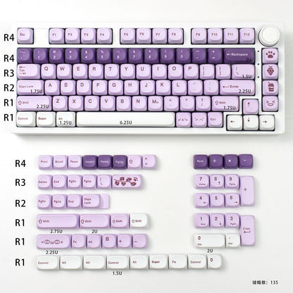 Mio Purple MOA Profile Keycaps Set