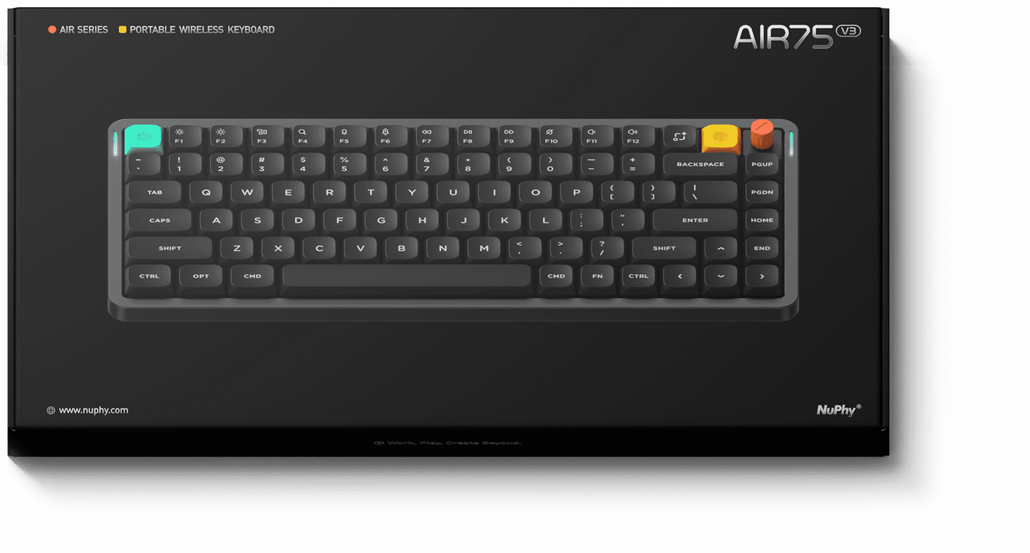 NuPhy Air75 V3  Wireless low-profile mechanical keyboard