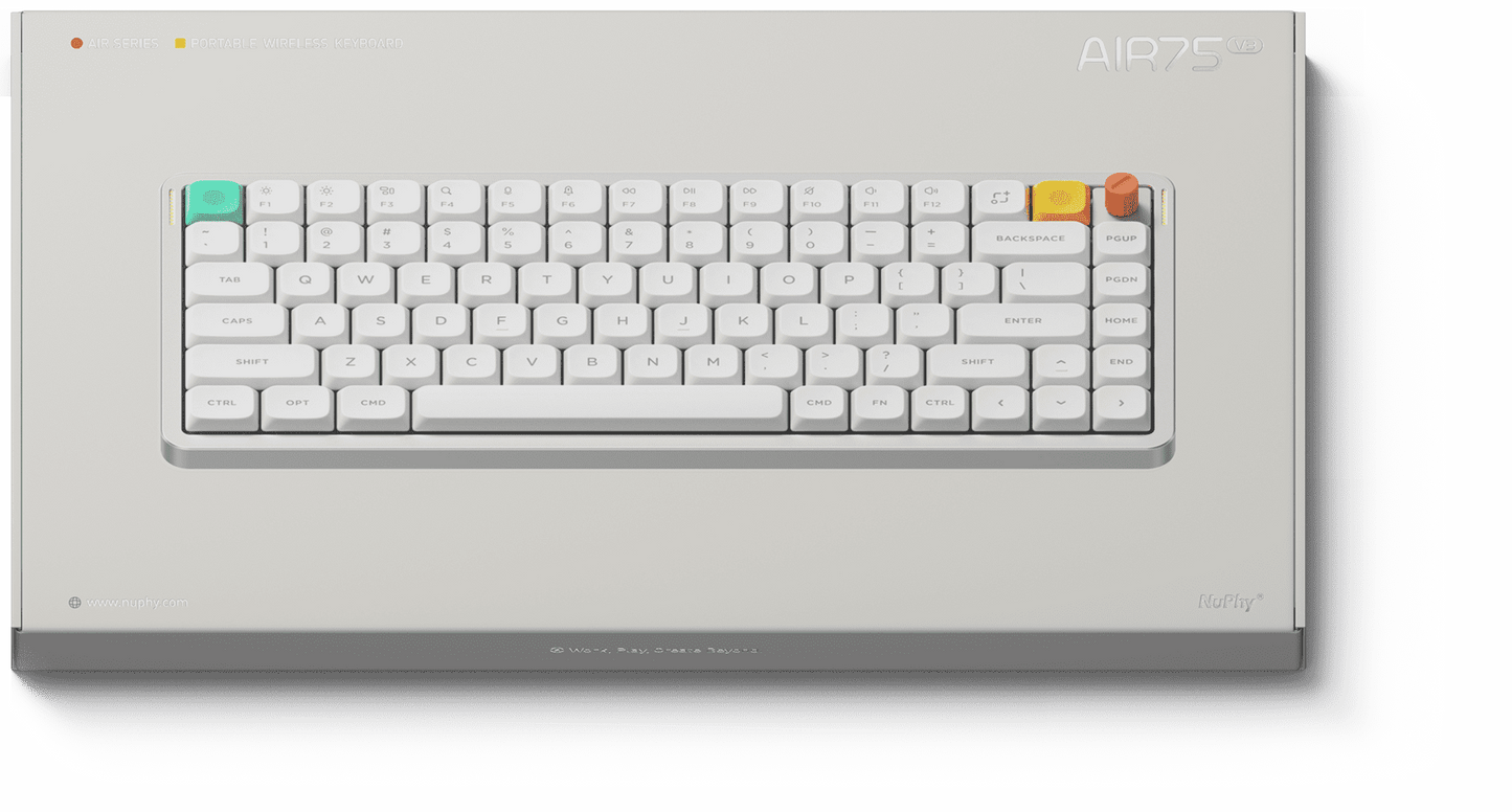 NuPhy Air75 V3  Wireless low-profile mechanical keyboard