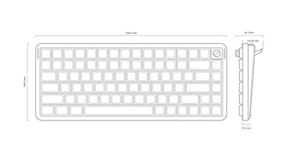 NuPhy Air75 V3  Wireless low-profile mechanical keyboard