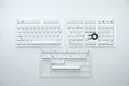 Zelda Purple on White 120+ Keys Cherry Keycaps Set
