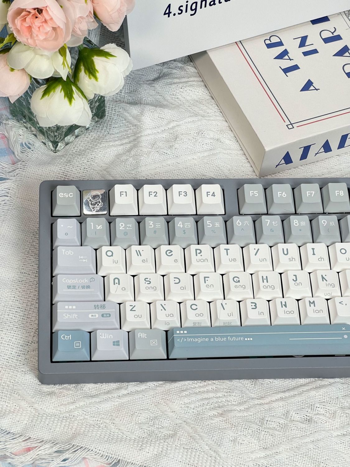 Blue Future Cherry Profile 120 Keys Keycaps Set