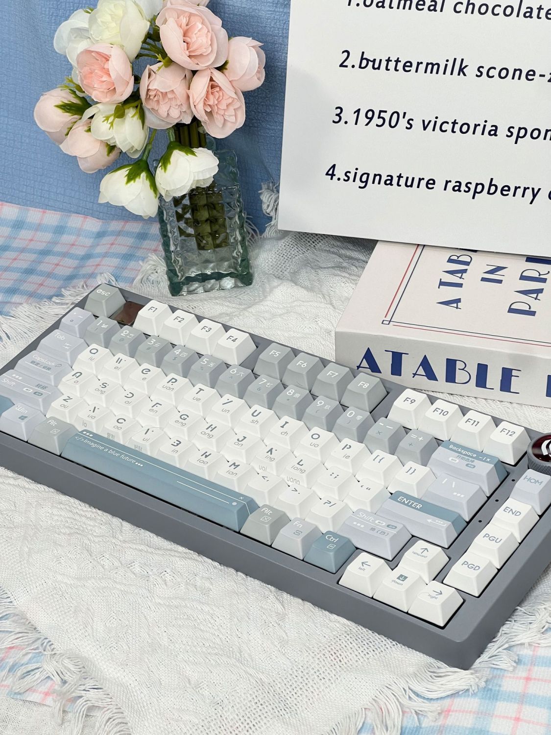 Blue Future Cherry Profile 120 Keys Keycaps Set