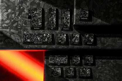 XVX Carbon Fiber 119 Keys Side Printed PC Keycaps Set