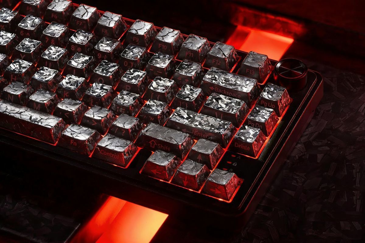 XVX Carbon Fiber 119 Keys Side Printed PC Keycaps Set