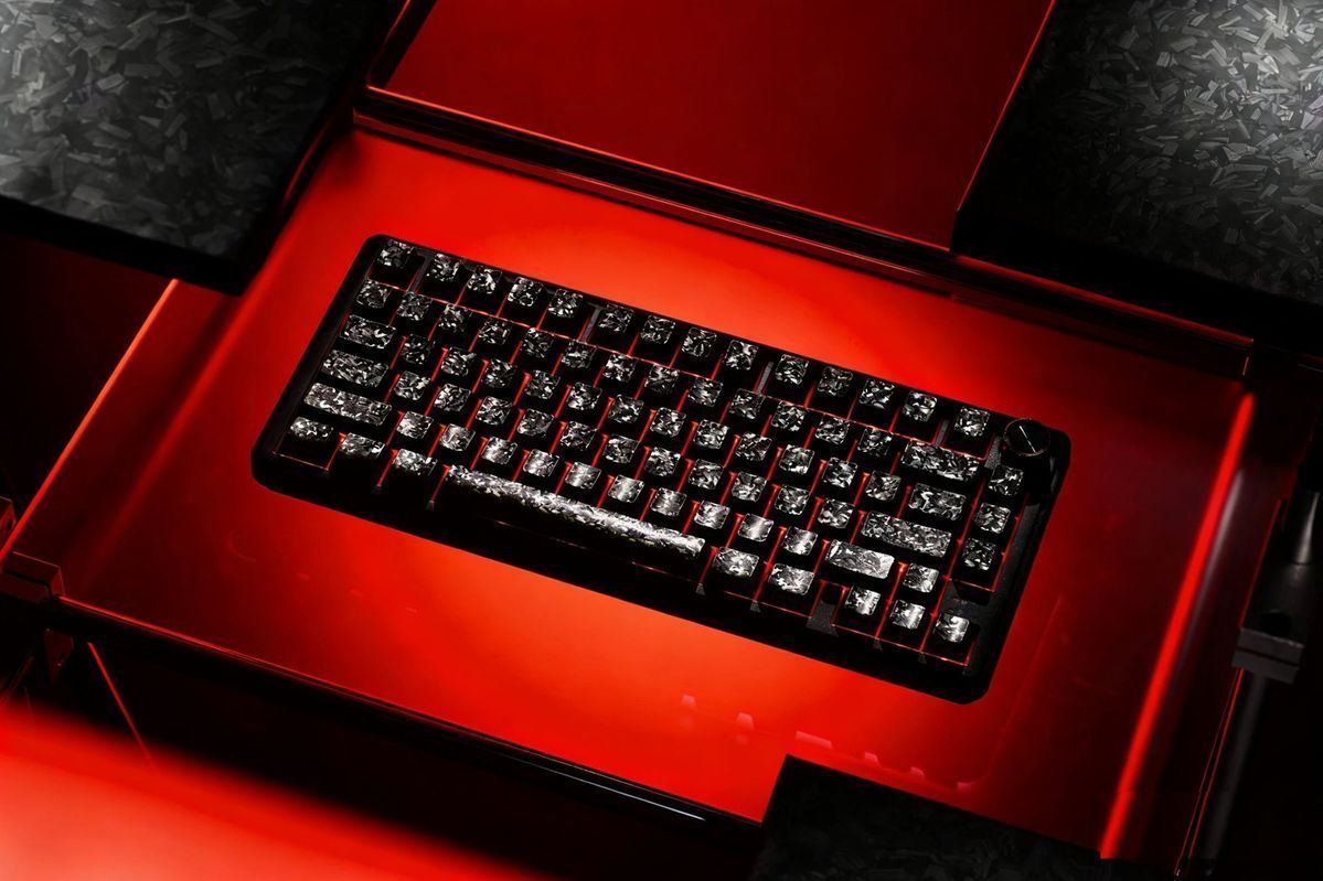 XVX Carbon Fiber 119 Keys Side Printed PC Keycaps Set