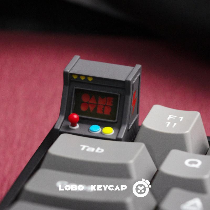 Mini Arcade Shinethrough Artisan Keycap