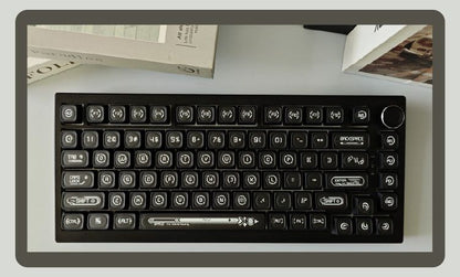 Black MAX Profile 2.0 PBT PC Shine-through Keycaps