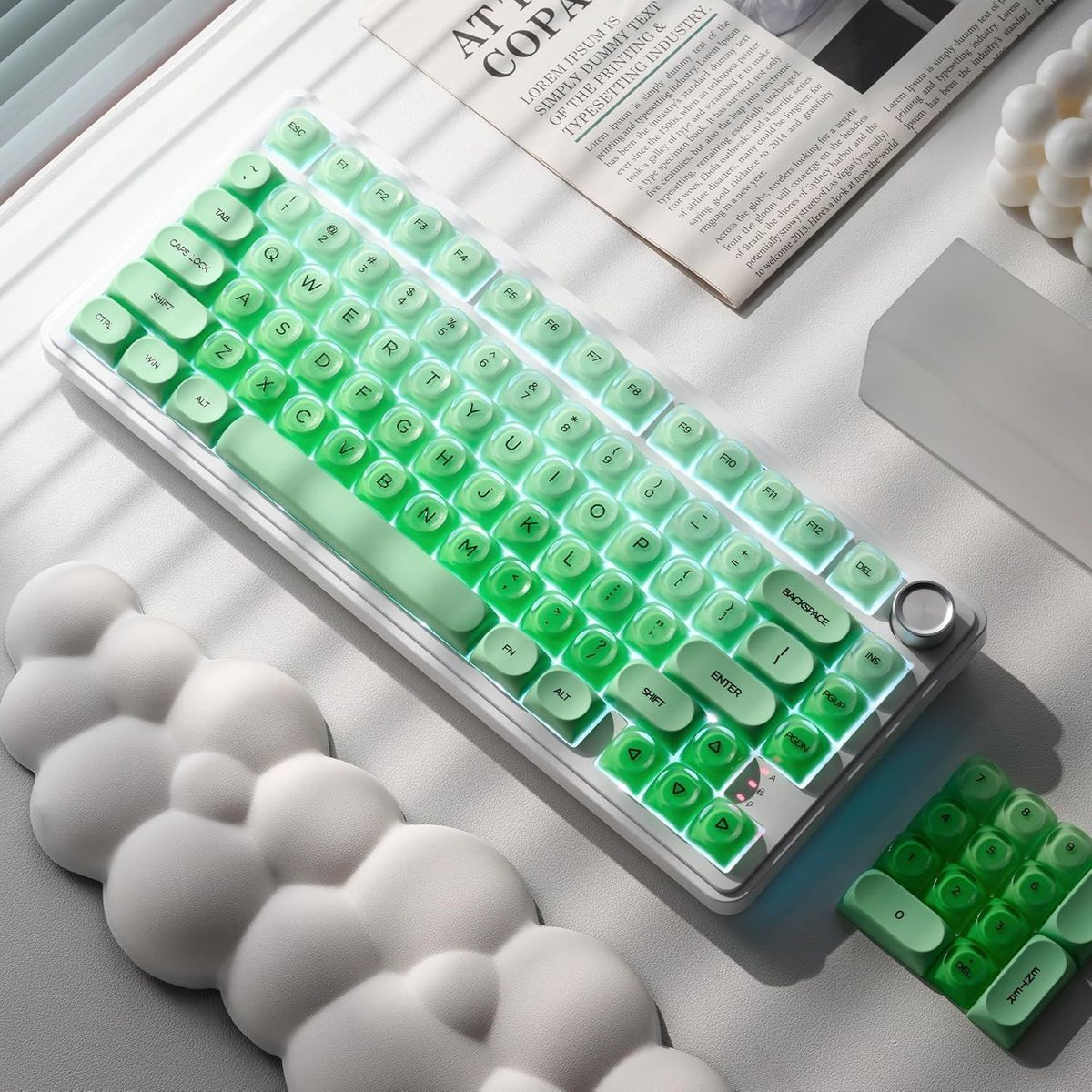 XVX Jelly Semi Transparent HOA Profile 120+ Keys Keycaps Set